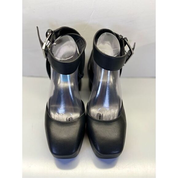 DKNY Women's Faux Leather Block Heel Briella-Platform ANKLE Strap Pump Size 10M - Picture 5 of 9